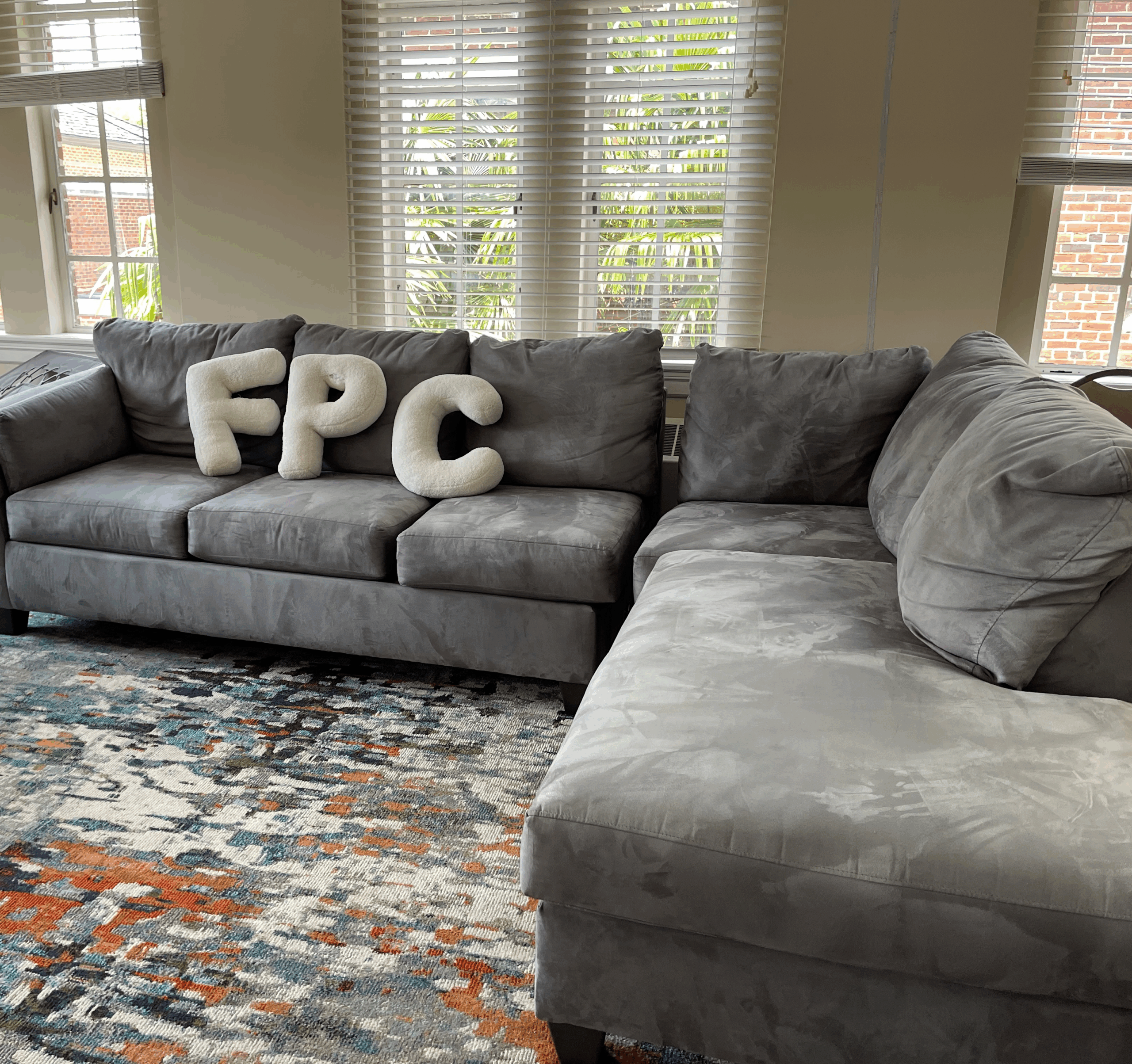 FPC pillows in youth room - small