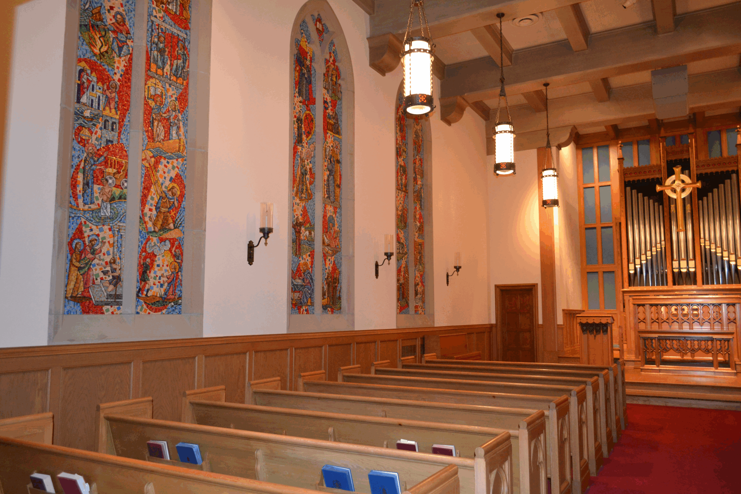 Memorial Chapel with mosaics